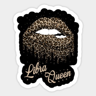 Libra queen libra zodiac Sticker